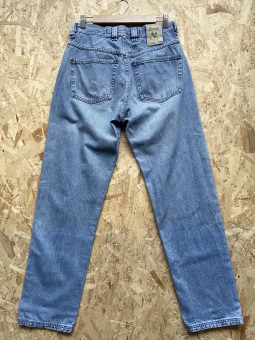 jean vintage diesel saddle 90s w30 made in italy dos