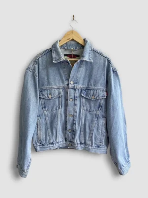 veste en jean HIS henry I. Siegel vintage 90 face