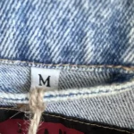 veste jean his henry i siegel casual wear 80 90 bleu taille