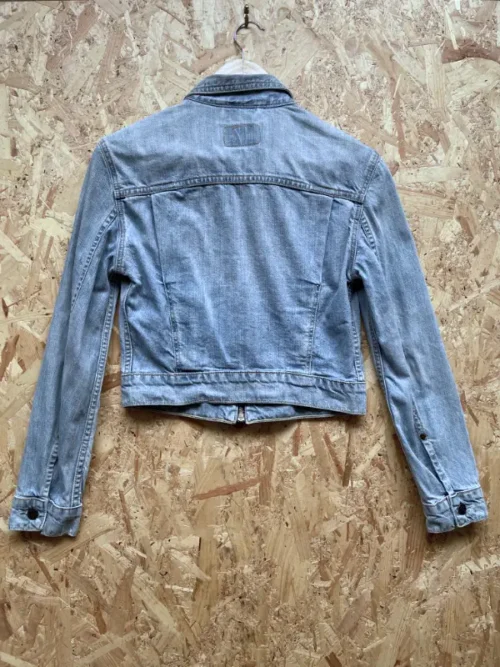 veste jean vintage levis 73695 S bleu Y2K dos