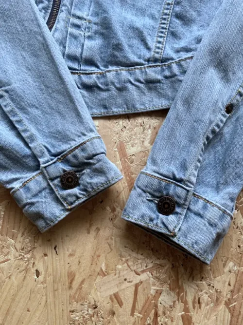 veste jean vintage levis 73695 S bleu Y2K manche