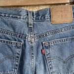 jean levis vintage années 2000 bleu modèle 522 superlow stovepipe made in usa redtab