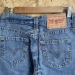 jean levi's 929 vintage patch cuir et red tab