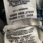 Levi's 835 engineered coutures tournantes W27 Y2K étiquette