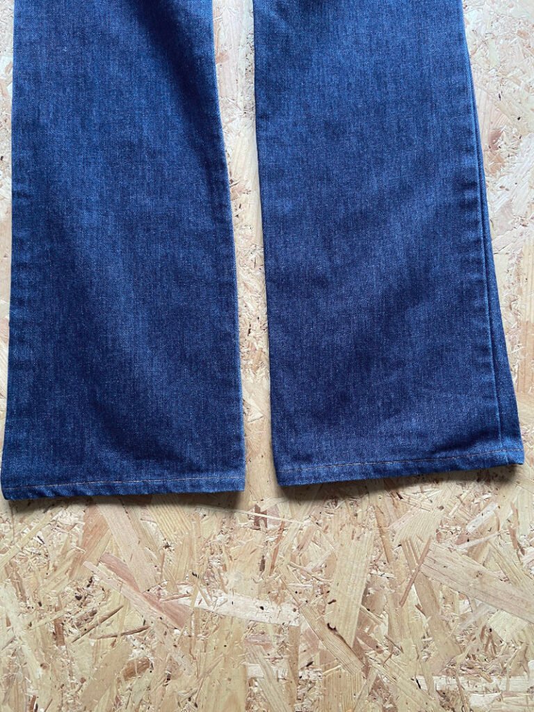 jean levi's 607 vintage années 70 ourlets