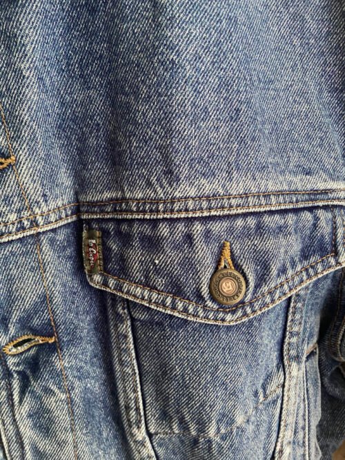 veste jean lee cooper années 80/90 poche plaquée