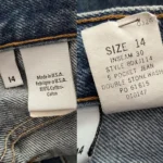 jean vintage calvin klein années 90 USA étiquettes