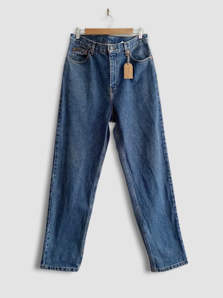 jean vintage calvin klein années 90 USA face