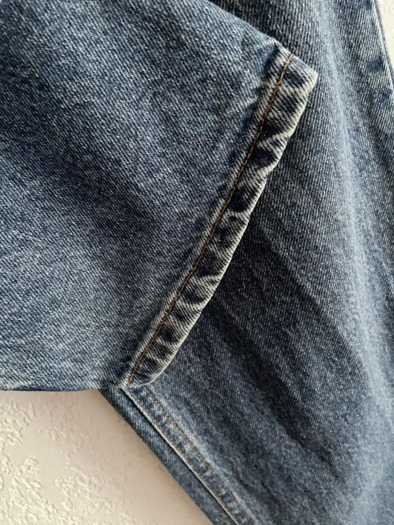 jean vintage calvin klein années 90 USA ourlets