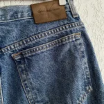 jean vintage calvin klein années 90 USA patch cuir