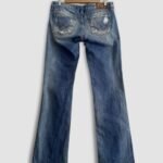 jean vintage le temps des cerises Y2K dos