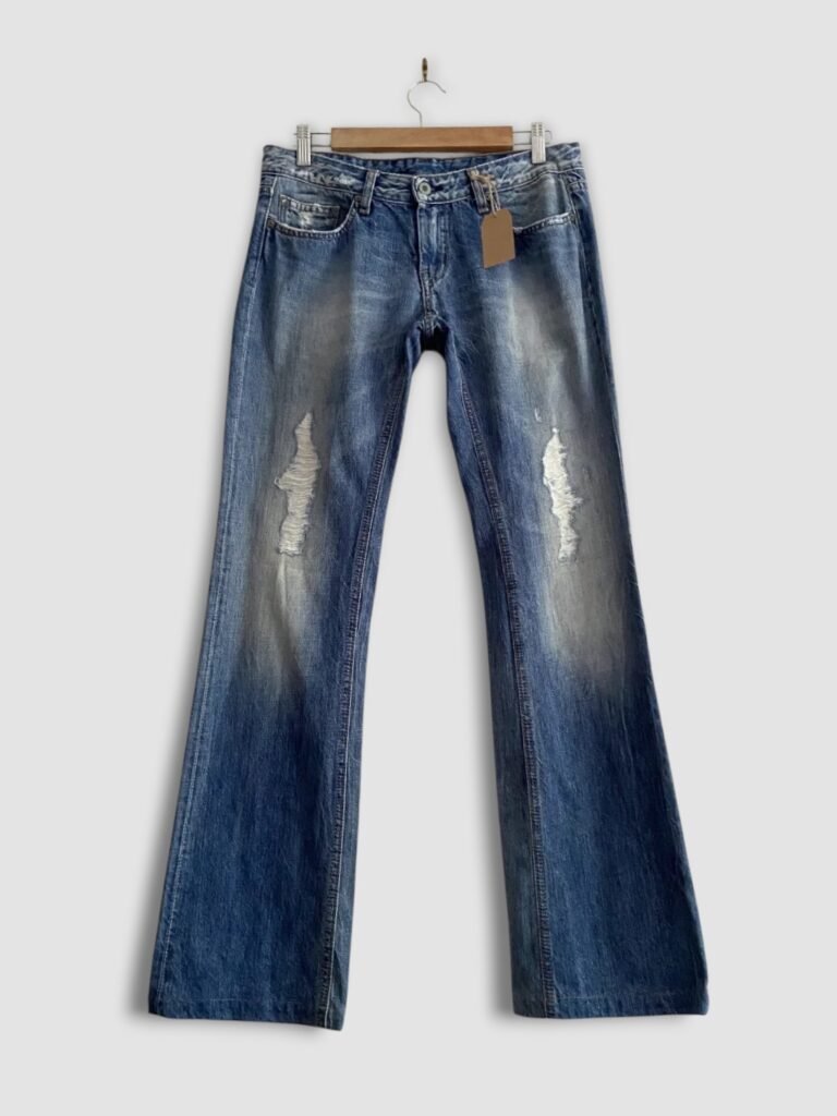 jean vintage le temps des cerises Y2K face