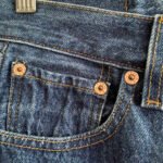 Jean levi's 501 shrink to fit valencia street 1996 rivets