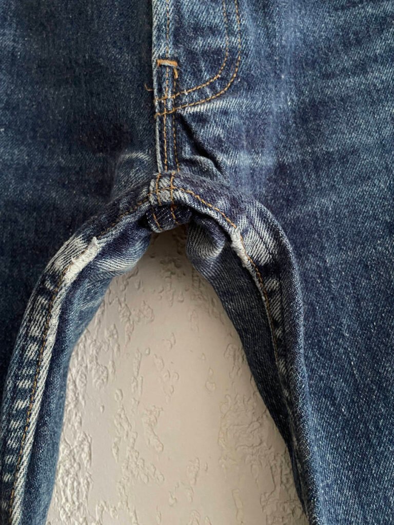 Jean levi's 501 shrink to fit valencia street 1996 entrejambe