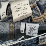 jean calvin klein années 90 mexique étiquettes