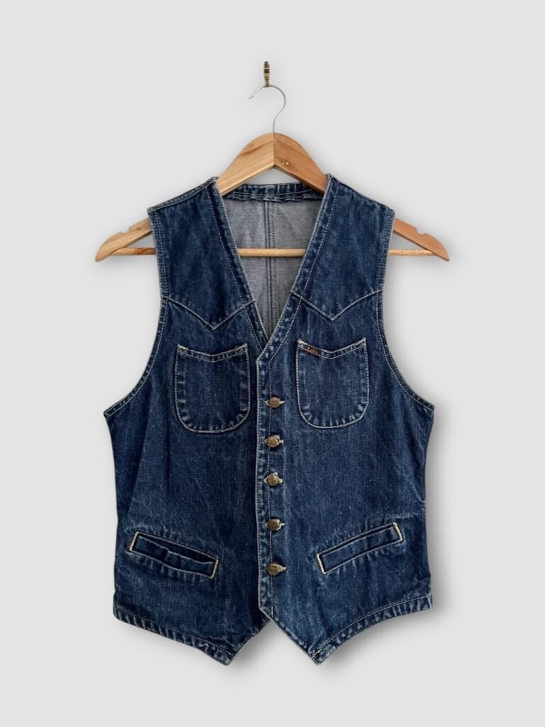veste sans manche lois 80s face